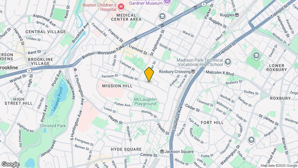 58 Hillside St Map and Location Details