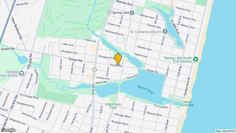 555 Ocean Rd Map and Location Details