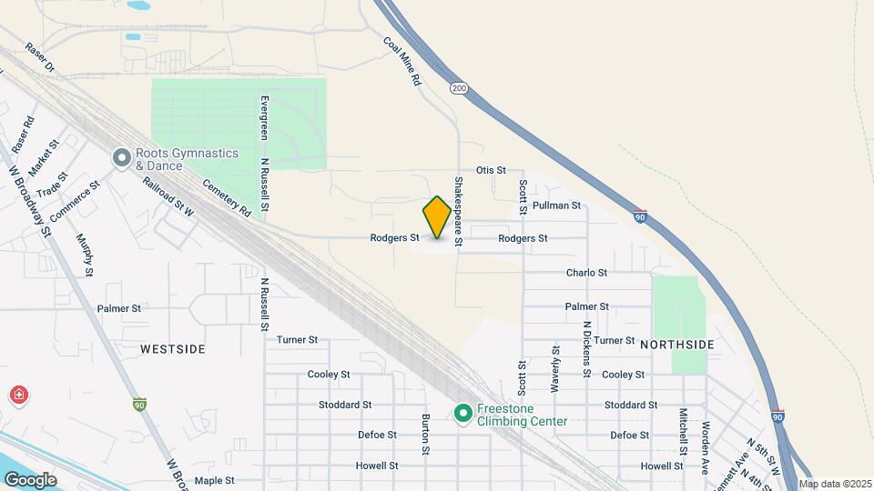 1315 Rodgers St Map and Location Details