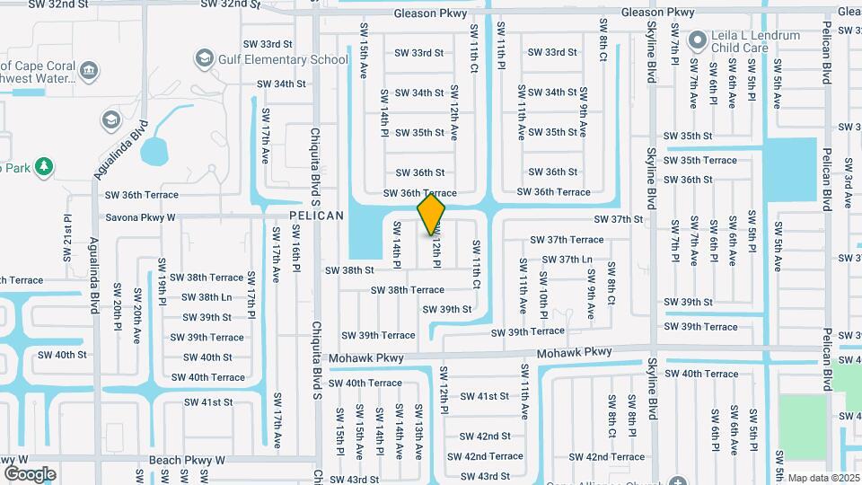 3720 SW 12th Pl Map and Location Details