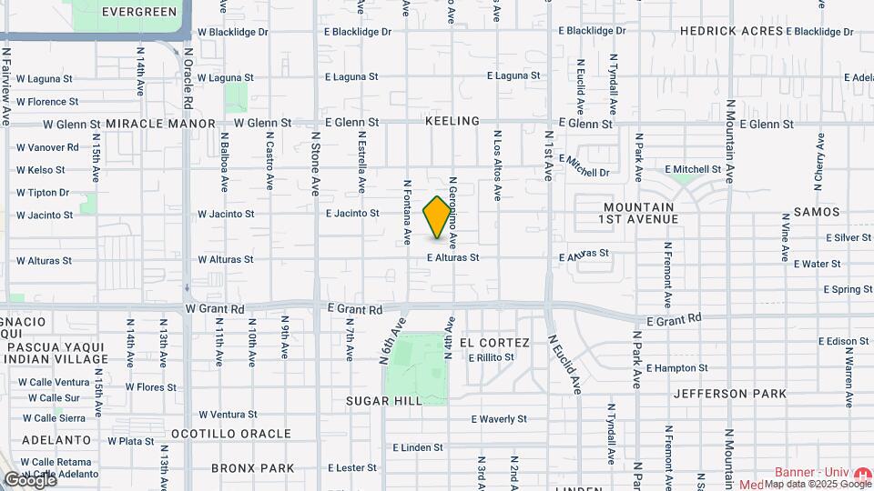 2511-2515 N Geronimo Ave Map and Location Details