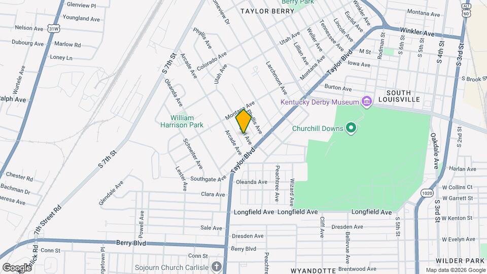 1310 Earl Ave Map and Location Details