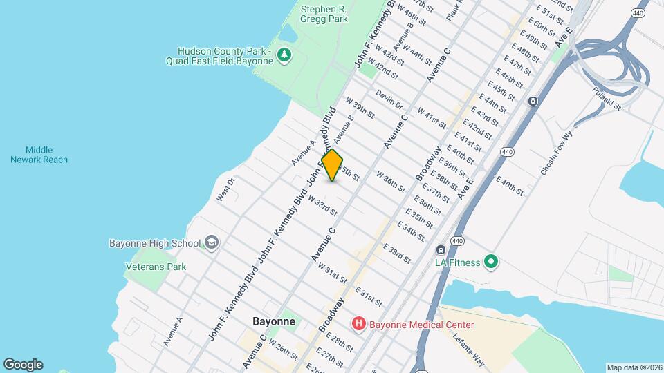 86 W 34th St. Map and Location Details