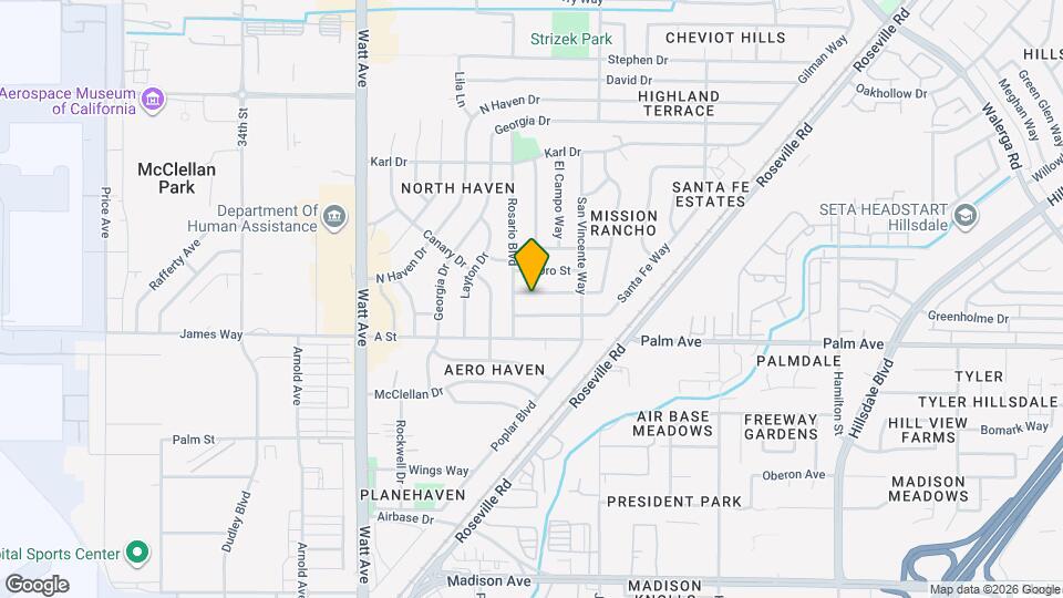 3808 San Navado Way Map and Location Details