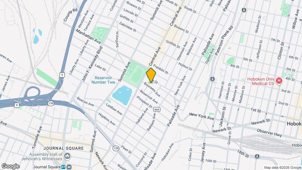 124 Booraem Ave Map and Location Details