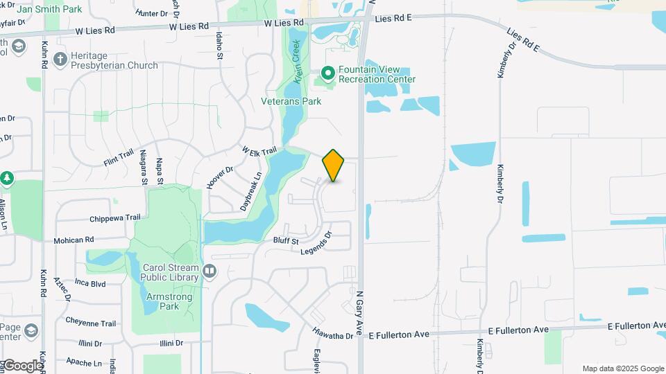 Legends Of Carol Stream Condominiums Map and Location Details