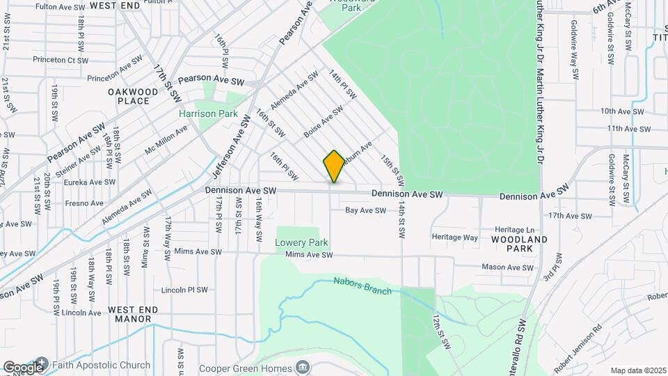 1317 16th St SW Map and Location Details