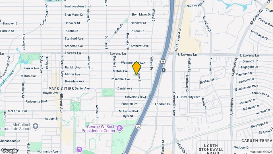 2808 Rosedale Ave Map and Location Details