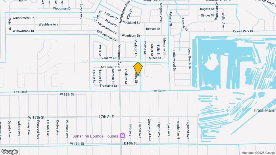 1822 Verney St Map and Location Details