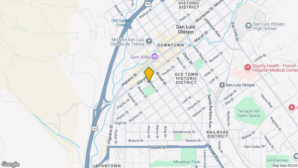 586 Pacific St Map and Location Details