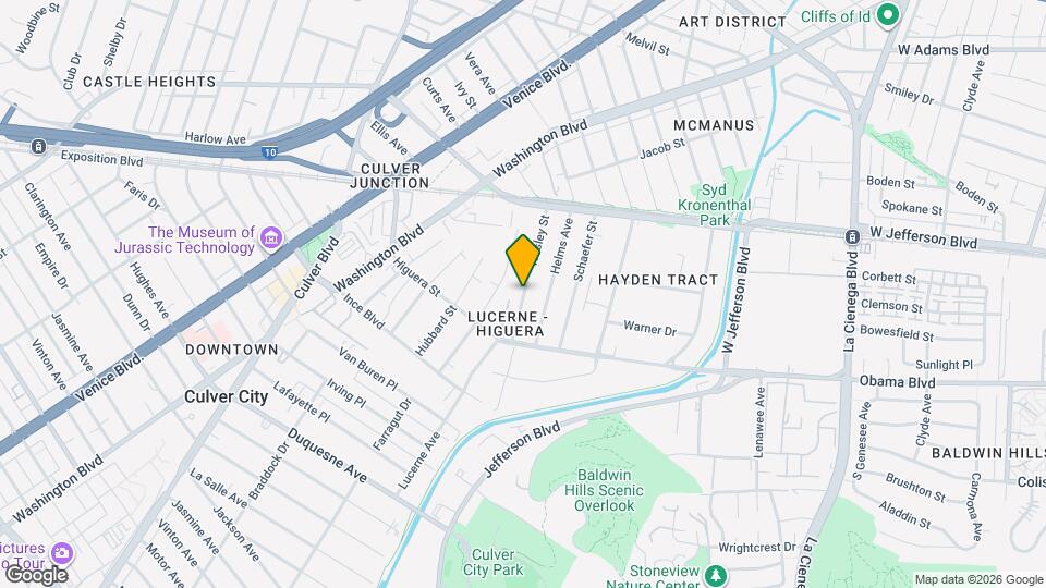 3605 Wesley St Map and Location Details