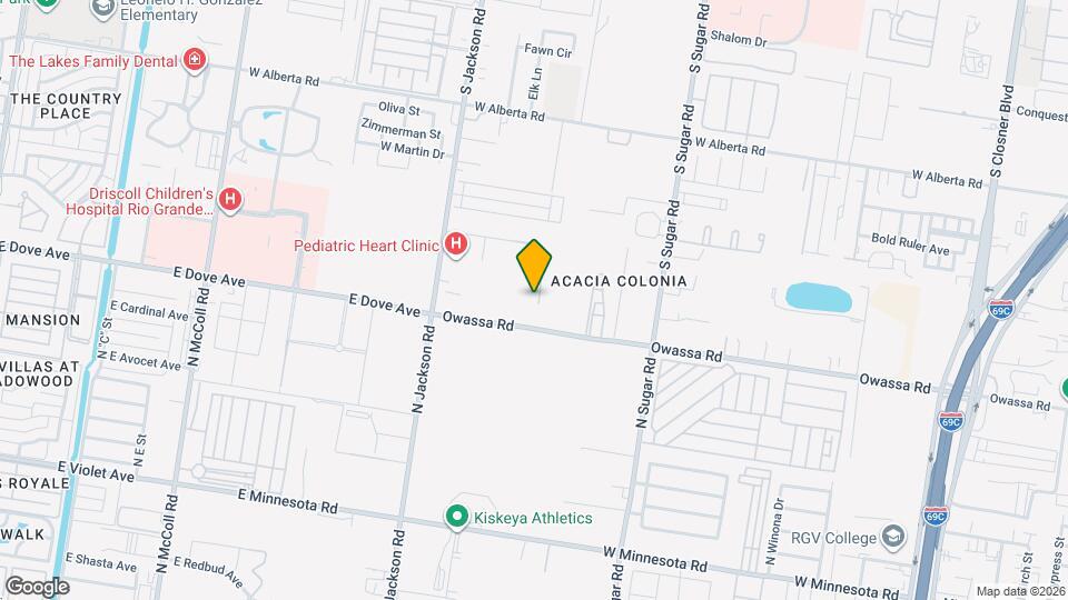 1931 W Owassa Rd Mapa y Detalles de la Ubicación