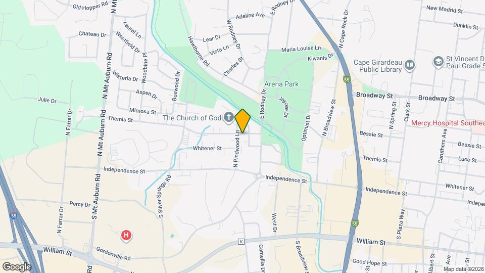 2715 Themis St Map and Location Details