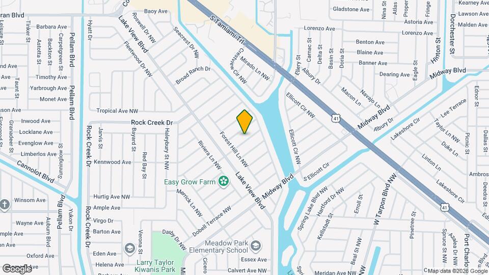 850 Silver Springs Terrace NW Map and Location Details