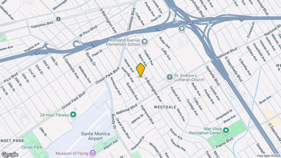 2746 Stoner Ave Mapa y Detalles de la Ubicación