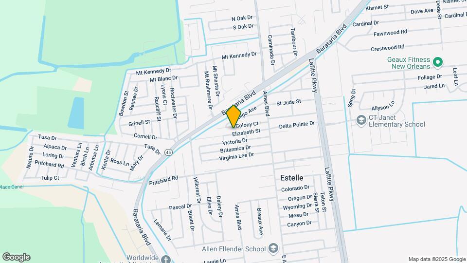 2822 Elizabeth St Map and Location Details