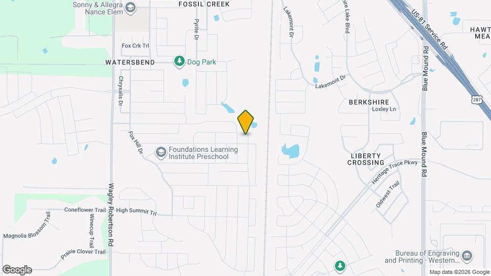 9509 Doverglen Dr Map and Location Details