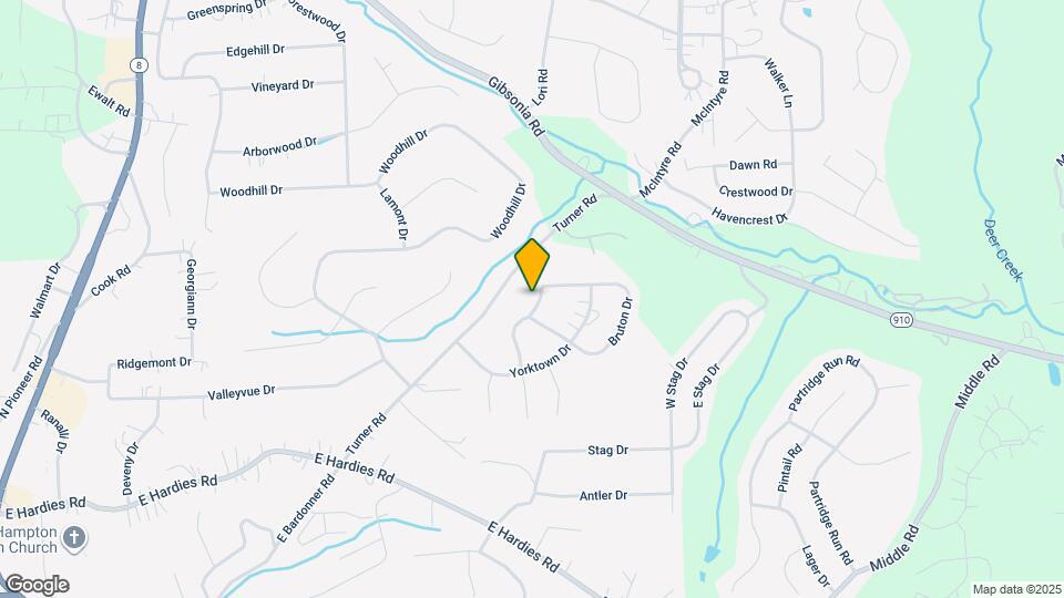 704 Carters Grove Dr Map and Location Details
