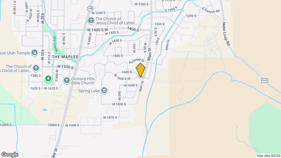 33 W 1600 S St Map and Location Details