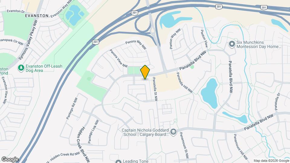 84 Panora Cl NW Map and Location Details