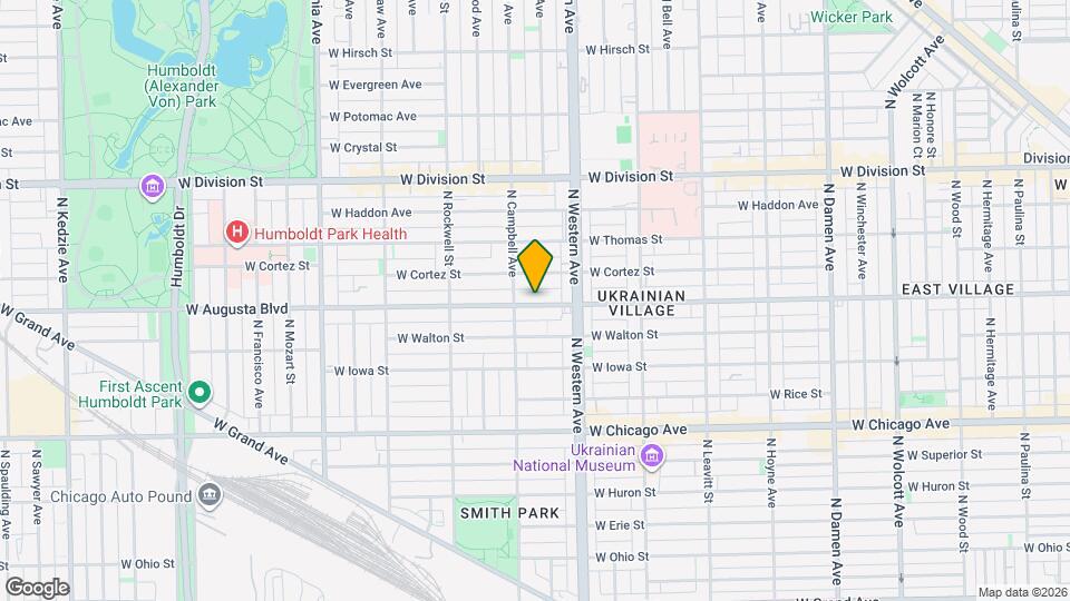 2440 W Augusta Blvd Map and Location Details