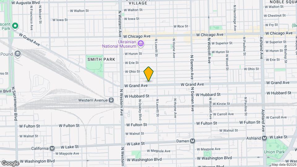 2224 W Grand Ave Map and Location Details