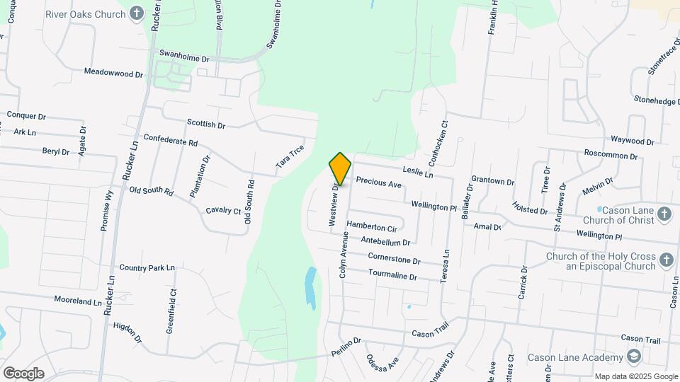 1419 Westview Dr Map and Location Details