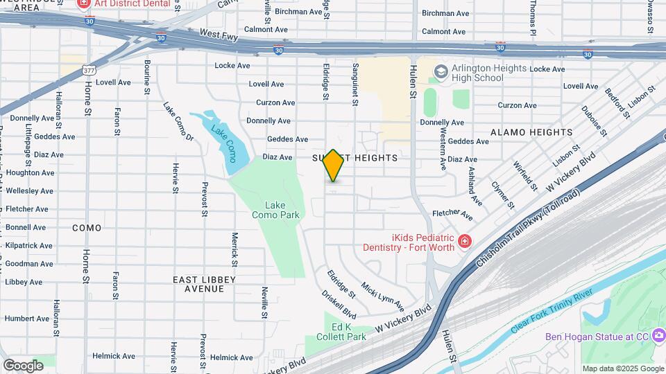 4828 Wellesley Ave Map and Location Details