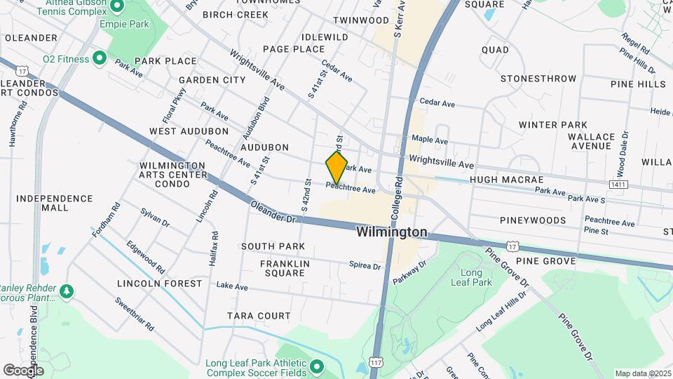 4300 Peachtree Ave Mapa y Detalles de la Ubicación