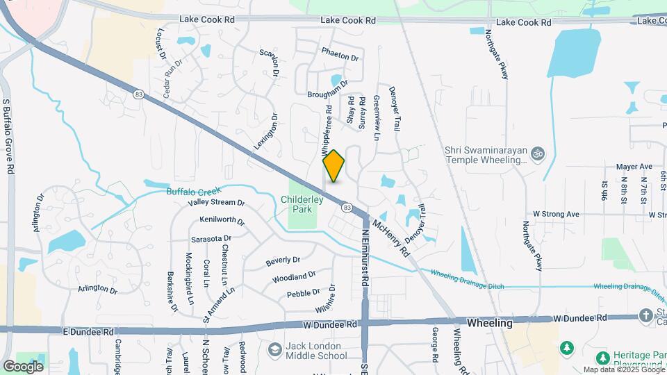 501 McHenry Rd Map and Location Details