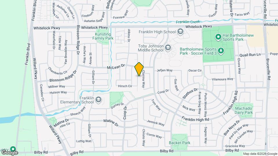 10157 Lofton Way Map and Location Details