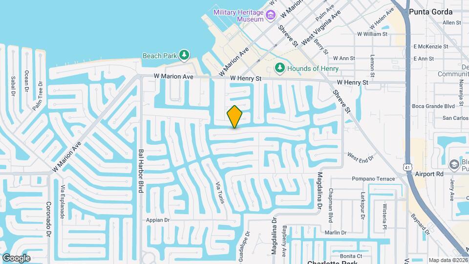 1030 Vía Formia Map and Location Details