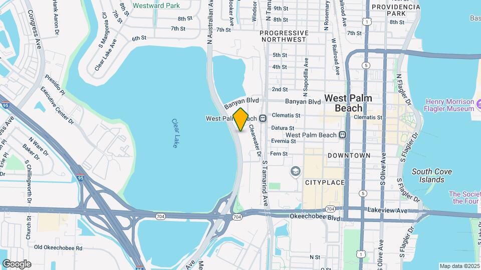 300 S Australian Ave, Unit 1017 Map and Location Details