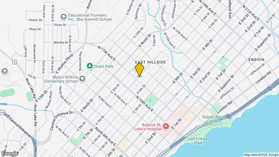 624 N 11th Ave E Map and Location Details