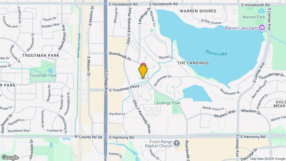 4245 Boardwalk Dr, Unit F8 Map and Location Details