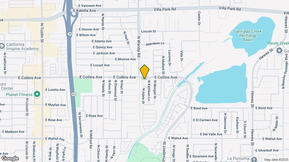 877 N Adele St Map and Location Details