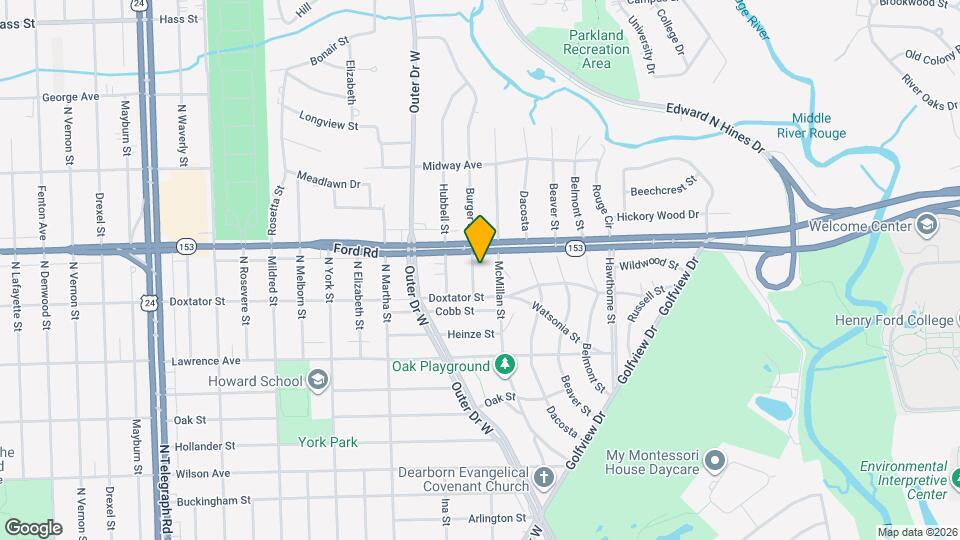 2212 Burger St Map and Location Details