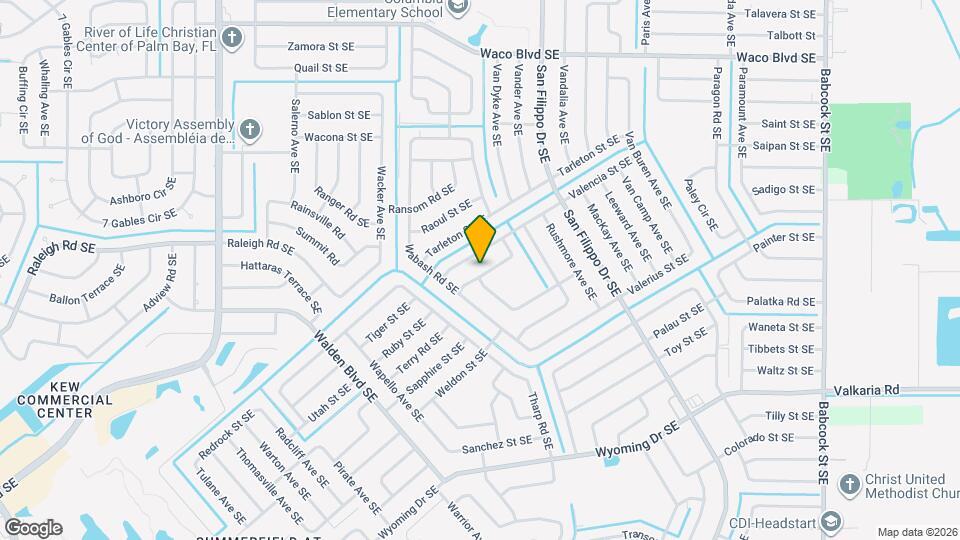 1247 Valleybrook Rd SE Map and Location Details