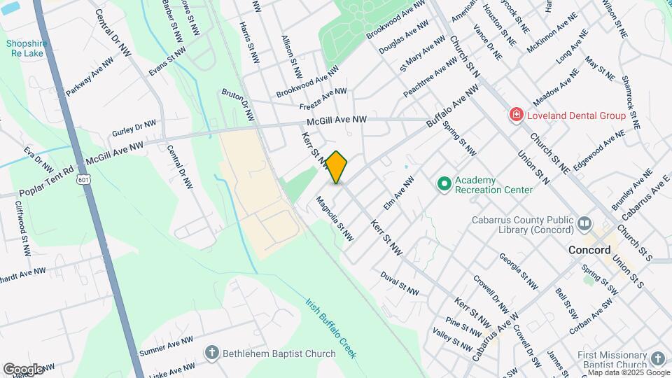 262 Buffalo Ave NW Map and Location Details