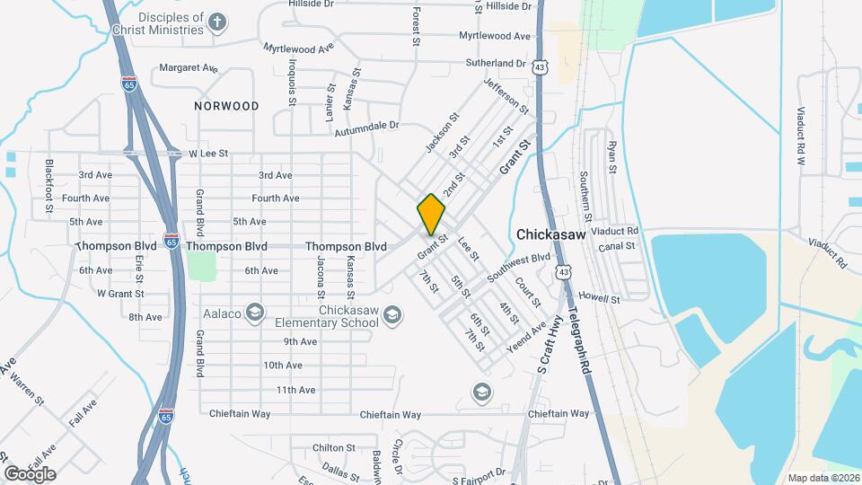 101 Grant St Map and Location Details