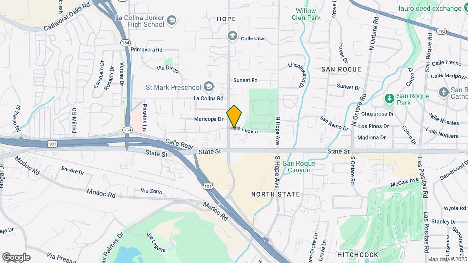 La Cumbre Plaza Apartments Map and Location Details