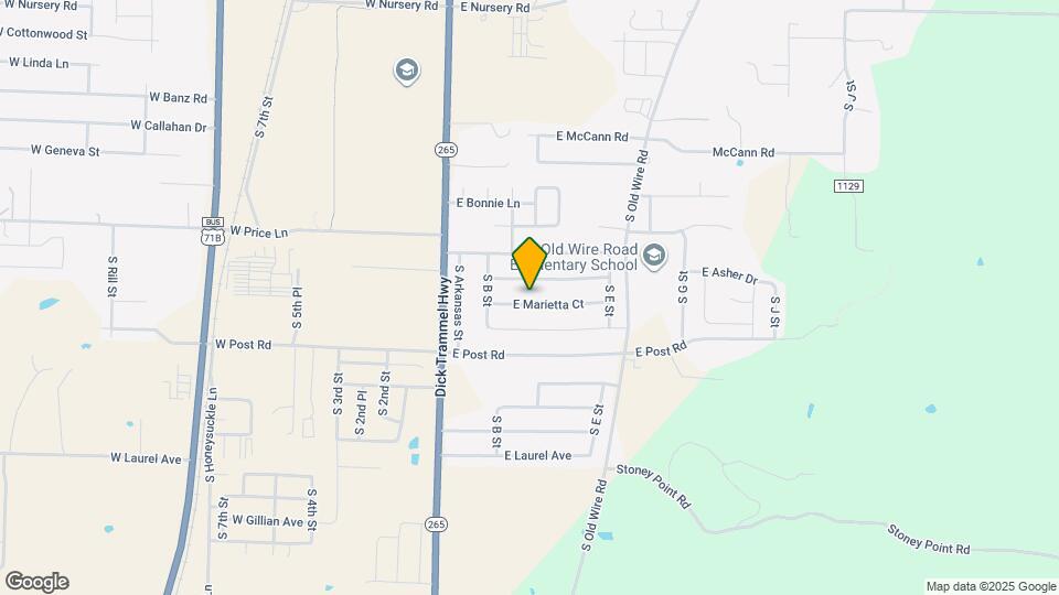 309 E Marietta Ct Mapa y Detalles de la Ubicación