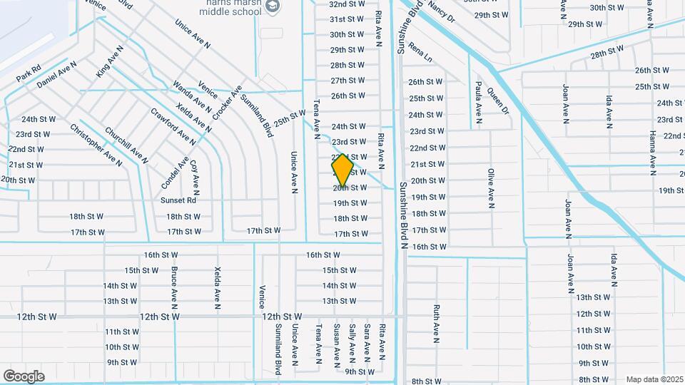 3415 20th St W Map and Location Details