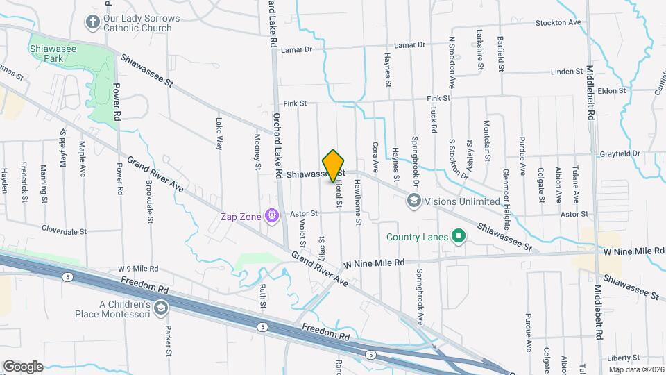 22799 Floral St Map and Location Details