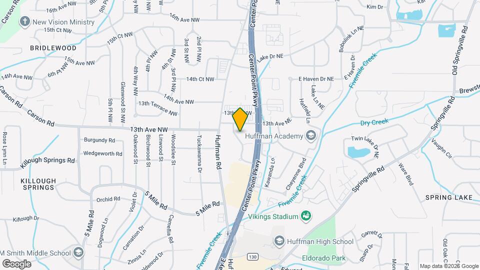 1281 Hiawatha Dr NE Mapa y Detalles de la Ubicación