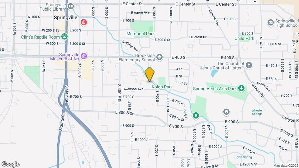 643 Swenson Ave Map and Location Details