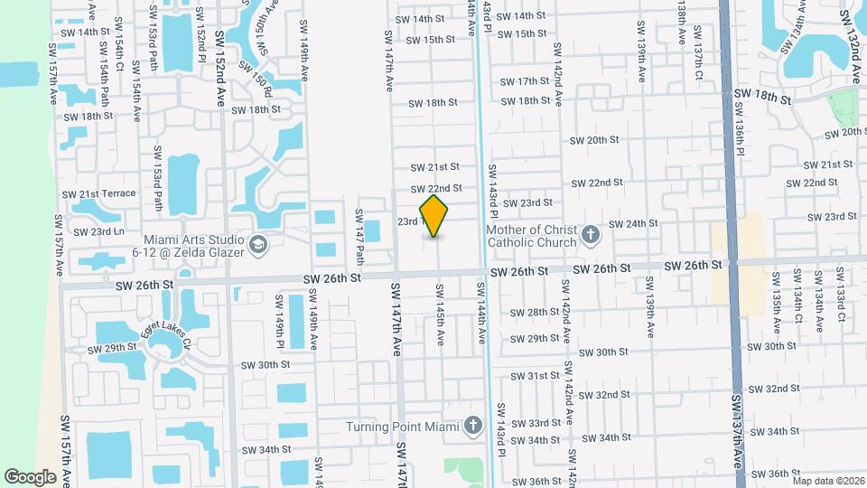 14512 SW 24th Ter Map and Location Details