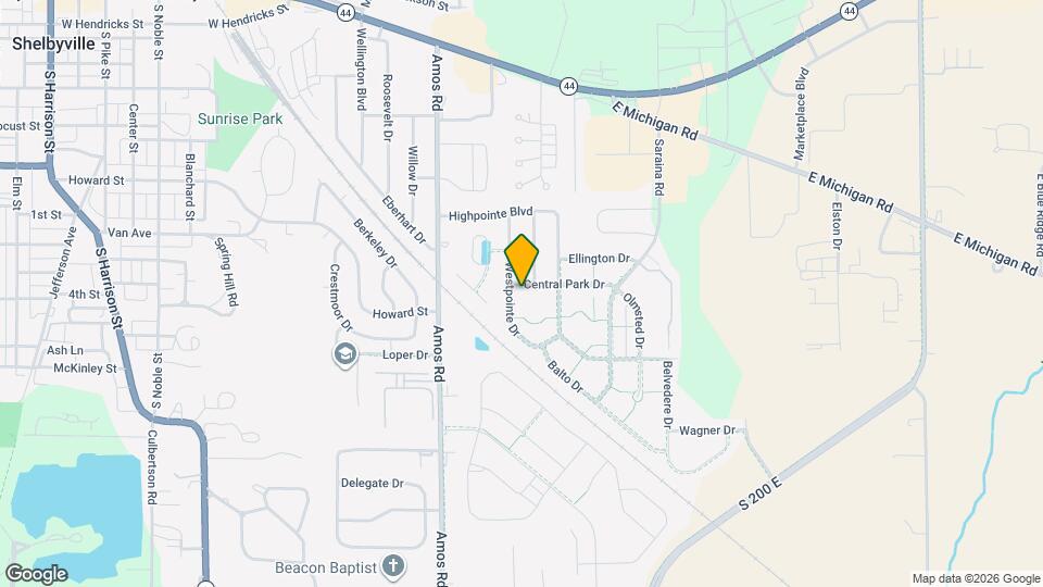 1141 Central Park Dr Map and Location Details