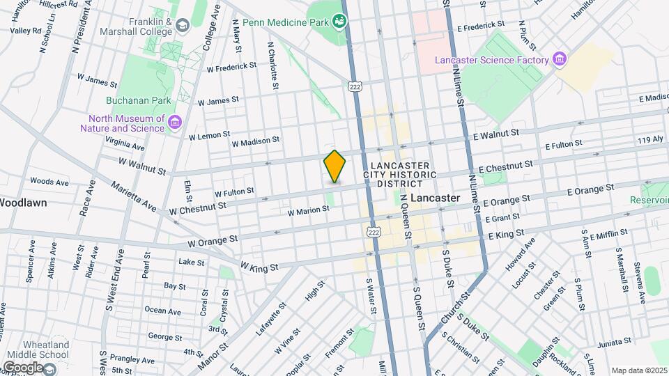 233 W Chestnut St Map and Location Details