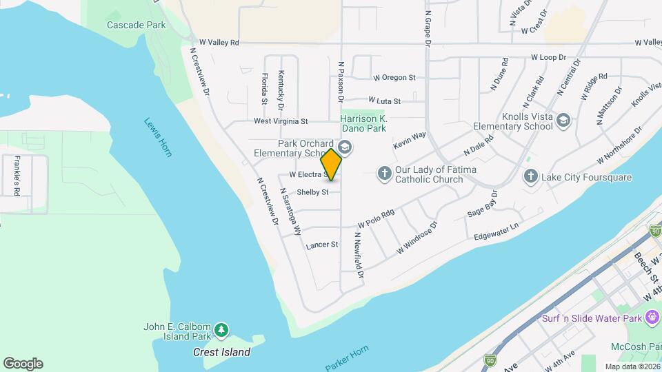 1306 W Shelby St Map and Location Details